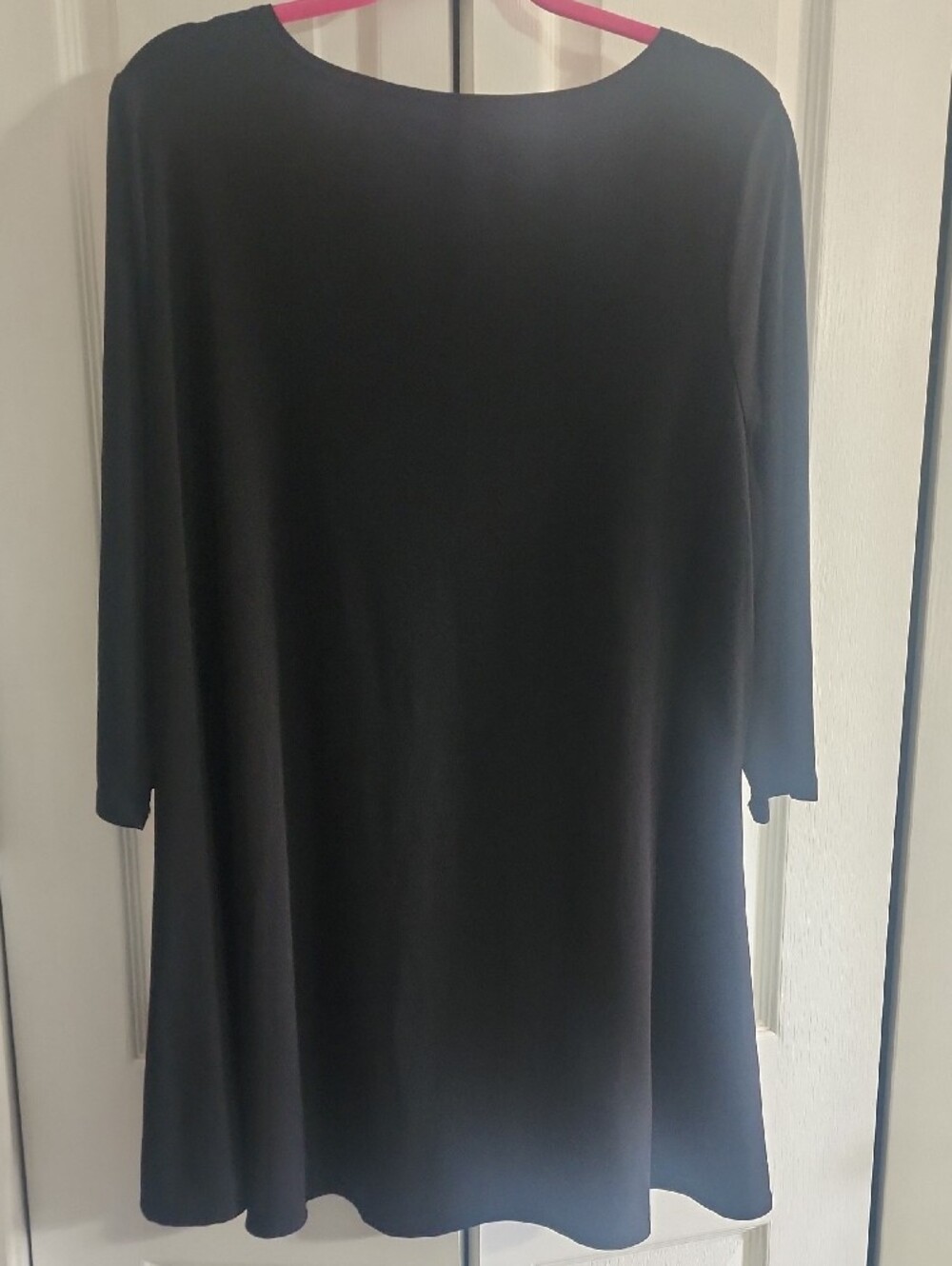 Alfani Black Elbow Length Sleeve Swing Tunic - Picture 5 of 7